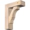 Ekena Millwork Balboa Block Smooth Bracket w/ Offset Brace, Douglas Fir, 5 1/2"W x 16"D x 20"H BKT0604X16X20BOA05SDF - alternate 1